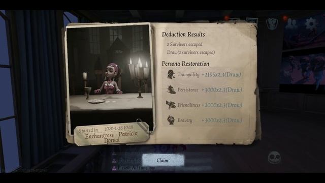 Identity V - эпические скины и веселые катки (меняем фиольную карту, открываем сферы) смотреть онлайн