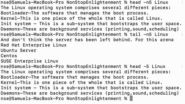 #10 | Fetching top / bottom few lines |  Linux/Unix Commands | head | tail