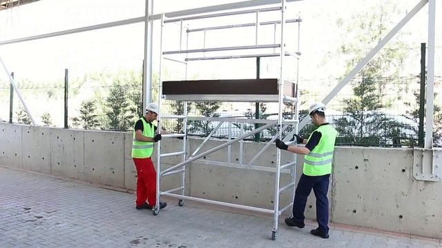 Складная вышка - Установка и эксплуатация смотреть онлайн