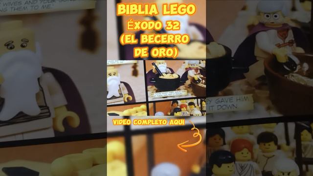 Biblia Lego Éxodo 32 (El becerro de oro)