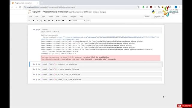 Jupyter Notebooks Store unstructured Data Programmatic Interaction Part 28 by LEARN смотреть онлайн