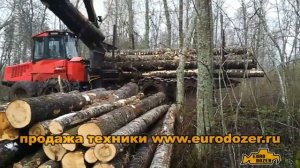 Valmet 860 Komatsu в работе не хуже, чем Ponsse или John Deere форвардер