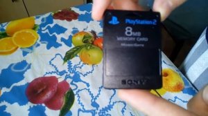 карта памяти на 8 МБ для PS2
