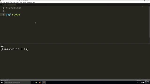 30. Passing arguments default parameters scope and nested functions
