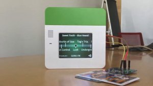 Kinoma Create NFC reader+SomaFM