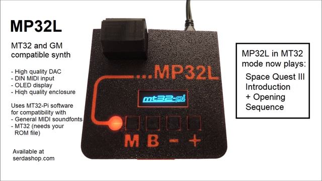 MP32L playing Space Quest III introduction смотреть онлайн