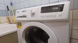 СТИРАЛЬНАЯ МАШИНА ZANUSSI ZWSG7101V в работе