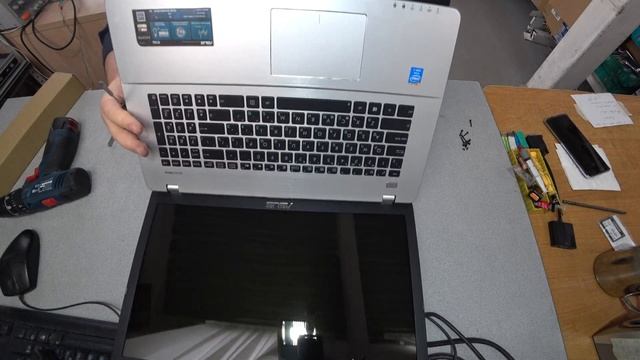 Asus K750J разборка смотреть онлайн