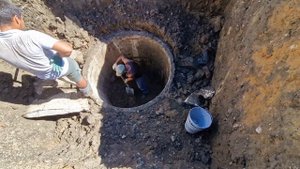 Ремонт канализационного колодца! Замена советского наследия!