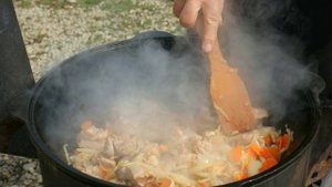 ИНДЕЙКА с ФАСОЛЬЮ в КАЗАНЕ. Сытная еда для простых рабочих ребят