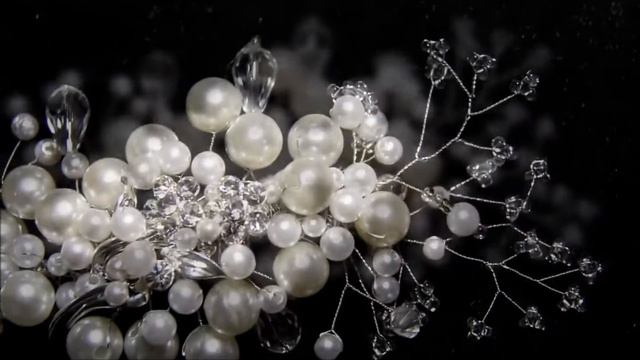 Гребень свадебный, Украшение в прическу невесте. Kriss.Krisstal