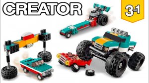 Lego Creator  31101  Monster Truck  SPEED BUILD