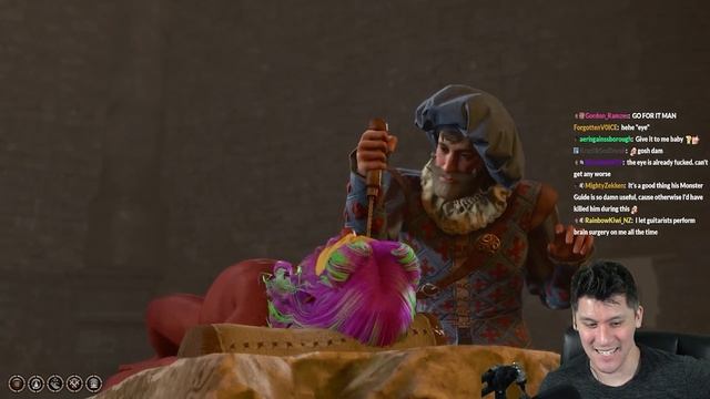 I Let Volo Perform Eye Surgery on Me - Baldur's Gate 3 Scene Reaction BG3 смотреть онлайн