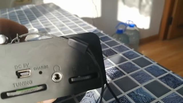 Портативный китайский радио приёмник DEXP RS 120 обзор смотреть онлайн