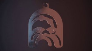 3D модель кулона "Сорочий мост"