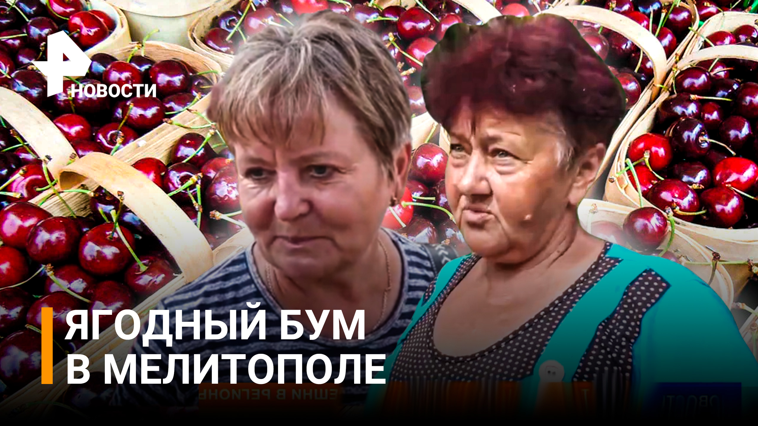 Тонны черешни везут из Мелитополя в Россию и Донбасс / РЕН Новости