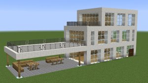 Майнкрафт - Как построить отличный современный особняк для отдыха. Minecraft