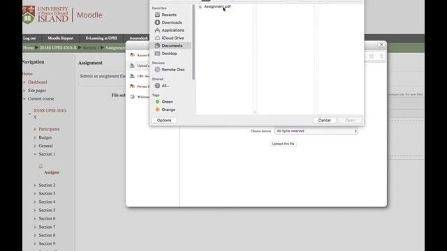 Moodle 3.1 - How to Upload an Assignment File [Student] смотреть онлайн