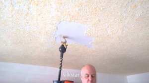 Жидкие обои на потолок