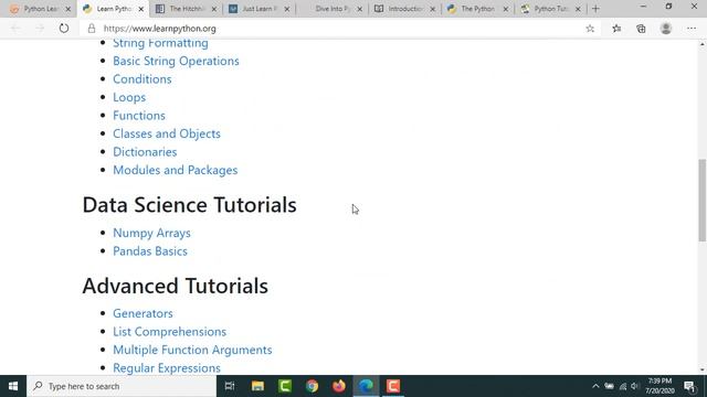 Top 10 Website to Learn Python Programming