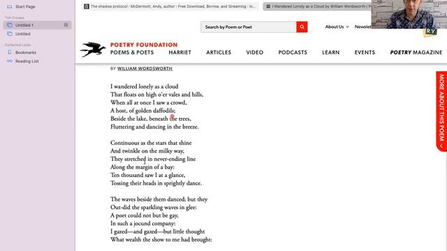 I wandered Lonely as a Cloud Reading and explanation смотреть онлайн