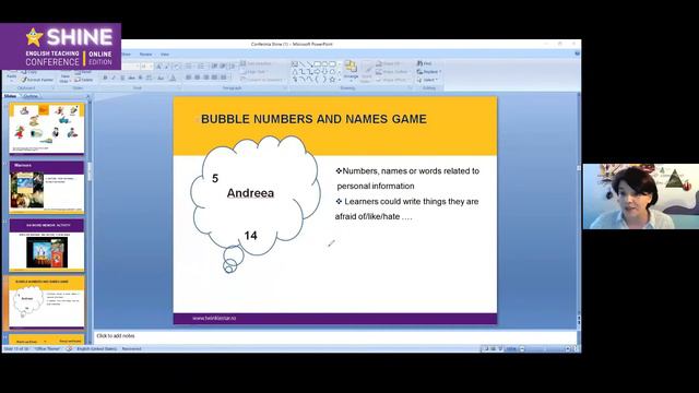 An ESL Teachers Ideas for Making Learning more Interactive  Alina Rotaru  SHINE Conference 2021