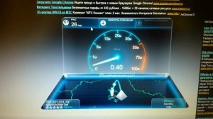 Замер скорости мобильного интернет от "Мегафон" 4G LTE