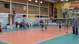 Волейбол. Виктор Полетаев. Удар в 3-й метер.