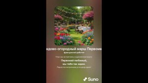 Садово-огородная ода Первомаю!