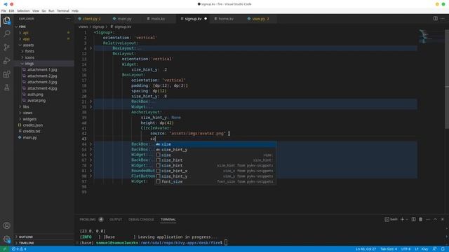 How To Create A Social Media ChatApp(Speedcode) - Python/Kivy with Backend