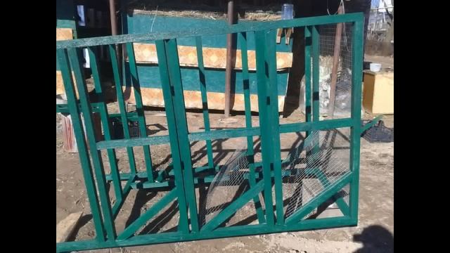 Клетки  для кроликов, пошаговое изготовление своими руками
