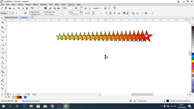 CorelDRAW 15 | Blend