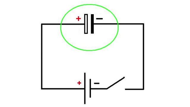 Конденсатор в цепи источника тока смотреть онлайн