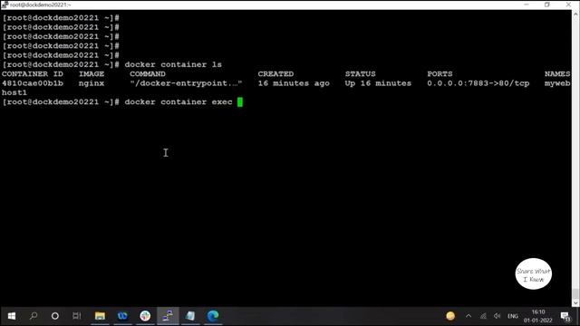 #DOC005 How to log on to a docker container #docker #kubernetes #containerization смотреть онлайн