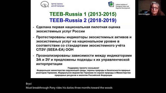 Роль экономической оценки экосистемных услуг для обоснования приоритетов зеленого развития