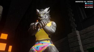Weredragon Muscle Growth Animation (Short Version)