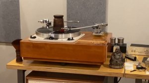 Koetsu Urushi Vermillion/ Garrard 301 Platter and bearing upgraded