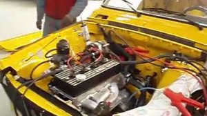 Démarrage Renault12 SINPAR dans l'atelier Rétro-Méca