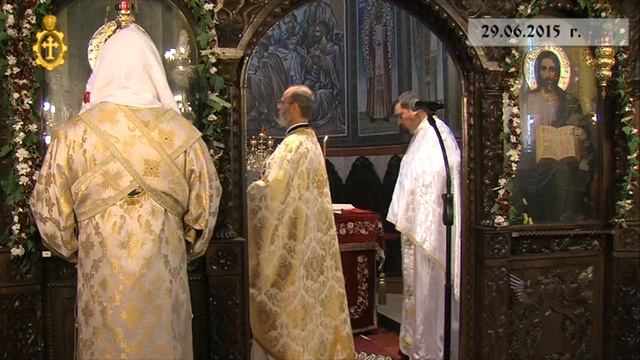 29.06.2015 г. Архиерейска света Литургия в храм "Св. апли Петър и Павел", град Пловдив смотреть онлайн