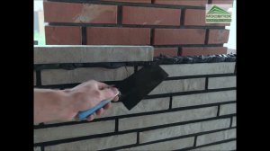 Вариант кладки ригеля