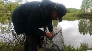 рыбалка на морду верша  у себя на озере