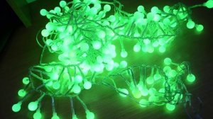 Гирлянда - шарики новогодняя 240 светодиодов, разноцветная из Европы!