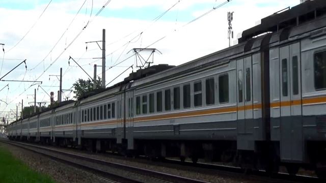 Электропоезд ЭД4М-0452 "ЦППК" экспресс сообщением "Рязань 1 -Москва Казанская" смотреть онлайн