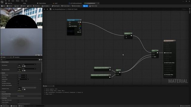Ночь и ночное небо - Unreal Engine (UE5) смотреть онлайн