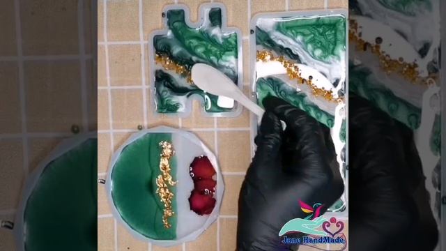 How to make customised resin set/ Как сделать персонализированный набор из эпоксидной смолы смотреть онлайн