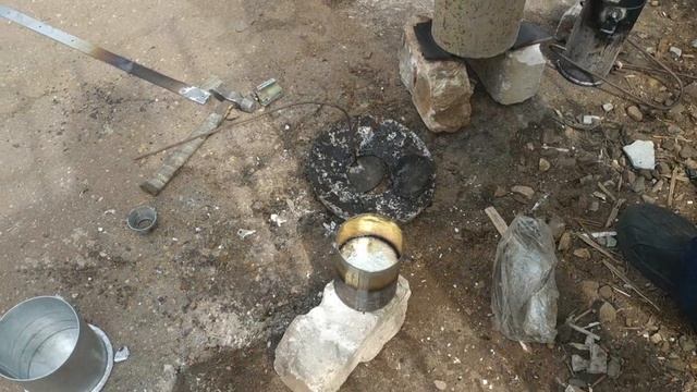 Плавка алюминия. паяльной лампой смотреть онлайн