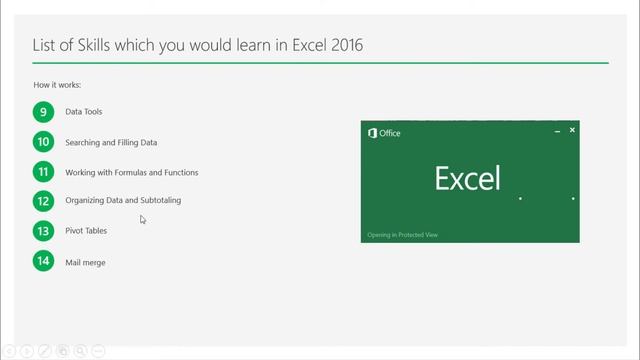 Excel 2016 Essential Training || Master Spreadsheets Online