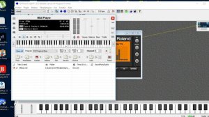 Roland Sound Canvas Module Bass demo song