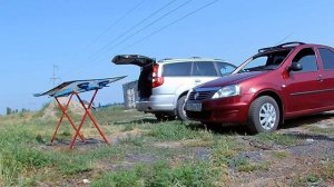 замена лобового стекла на рено логан в поле