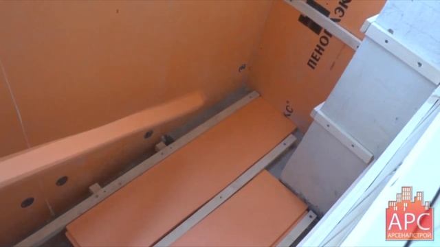 Полный ремонт балкона под ключ. Установка окон, утепление балкона, отделка и встроенный шкаф. смотреть онлайн